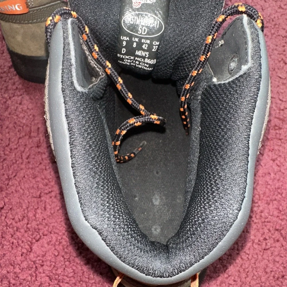 Red Wing Work Boots Men's Sz 9 Brown Waterproof King Toe ASTMF2892-11 SD